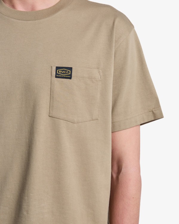 5 Americana Pocket - Maglietta a maniche corte da Uomo Beige EVYZT00127 RVCA