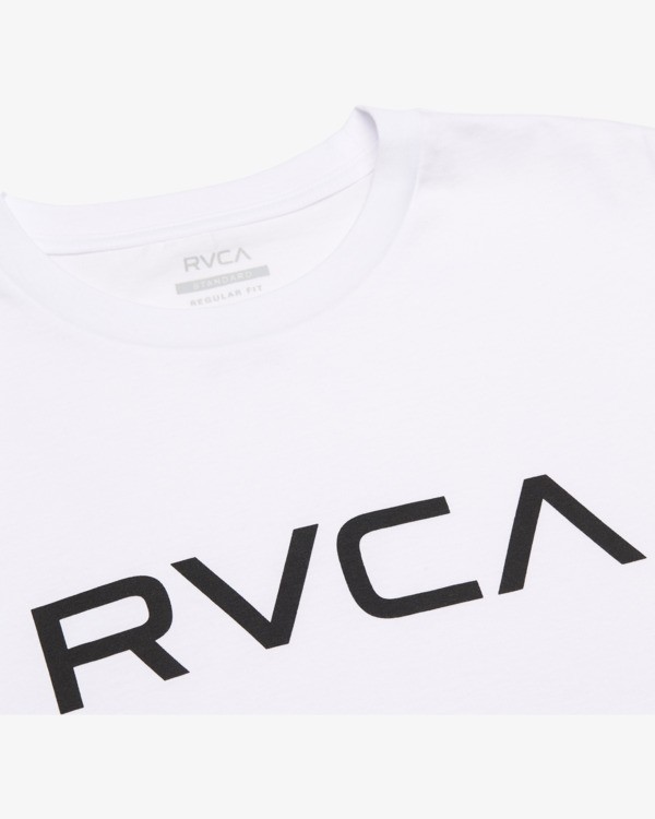 1 Big RVCA - T-shirt de manga curta para homem Branco EVYZT00157 RVCA