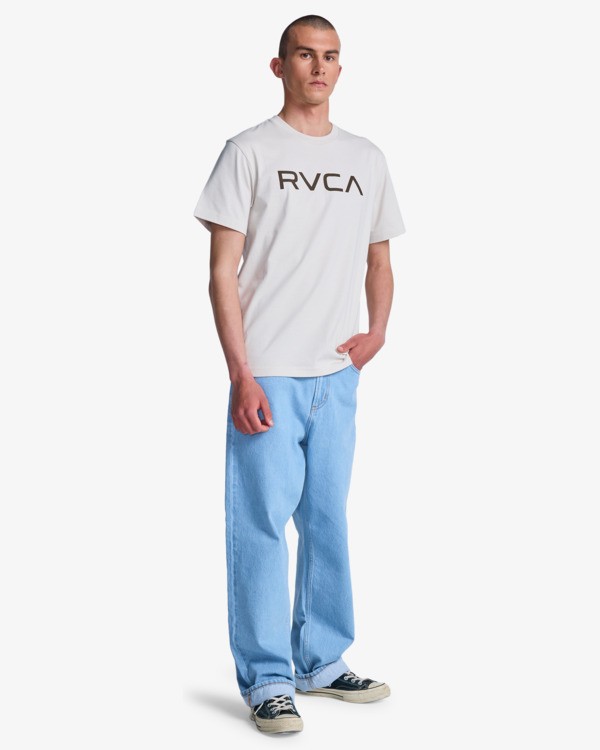 5 Big RVCA - Short Sleeve T-Shirt for Men Blue EVYZT00157 RVCA