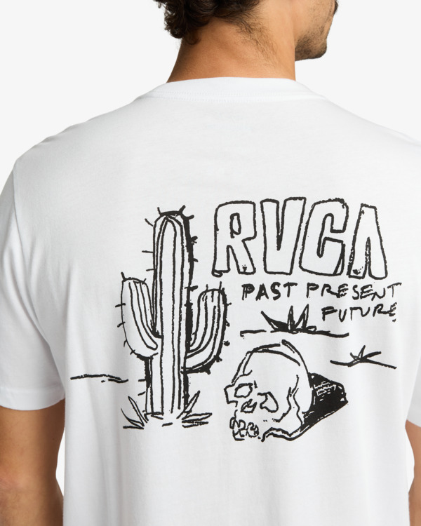 5 Deth Valley - Short Sleeves T-Shirt for Men White EVYZT00236 RVCA