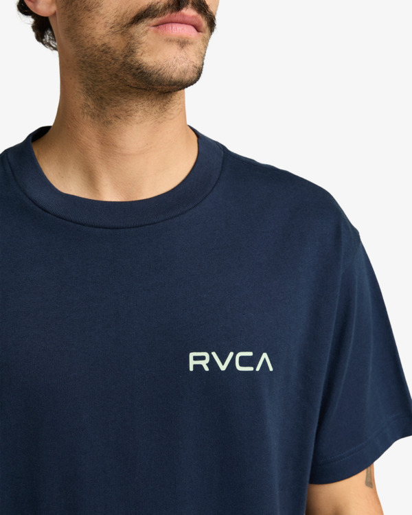 4 Prmtvo Light Dose - Short Sleeves T-Shirt for Men Blue EVYZT00239 RVCA