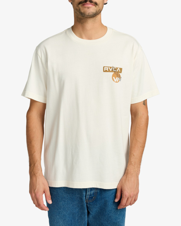 2 Desertscape - T-Shirt für Männer Weiss EVYZT00240 RVCA