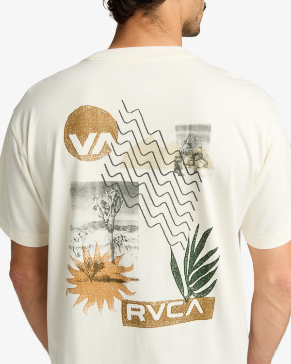 5 Desertscape - T-shirt à manches courtes pour Homme Blanc EVYZT00240 RVCA