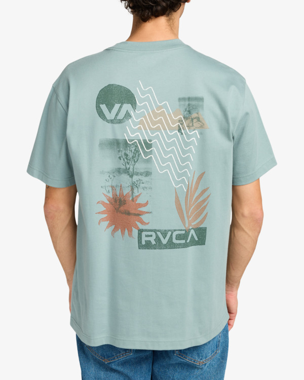 3 Desertscape - Short Sleeves T-Shirt for Men Grey EVYZT00240 RVCA