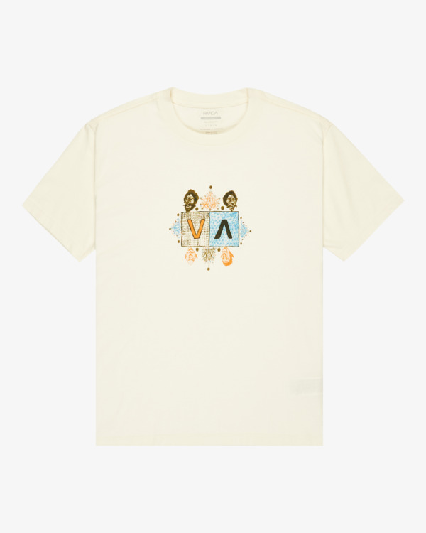0 Jacobs Va - T-shirt manches courtes sérigraphié pour Femme Blanc EVYZT00241 RVCA