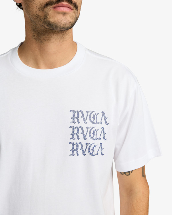 4 Iron On - Short Sleeves T-Shirt for Men White EVYZT00245 RVCA