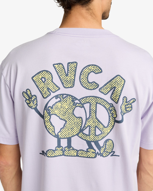 5 RVCA United - T-shirt à manches courtes pour Homme Violet EVYZT00248 RVCA