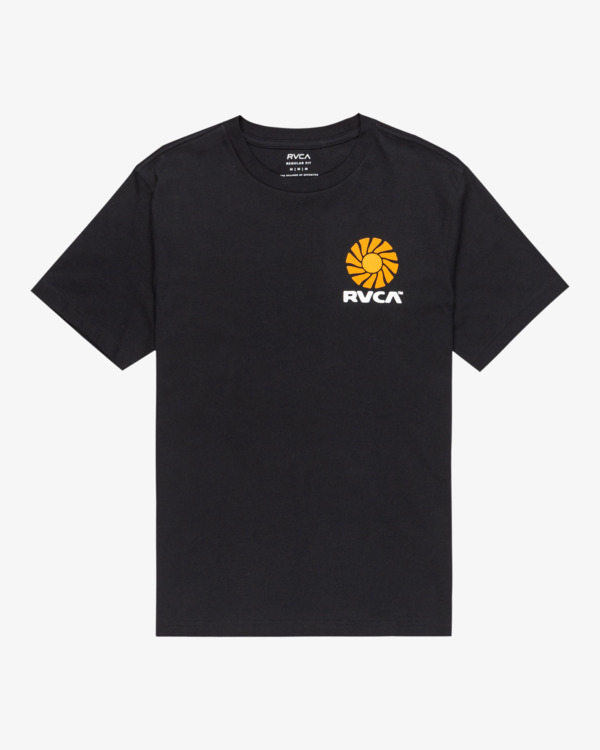 0 Sun Phase - Camiseta de manga corta para Hombre Negro EVYZT00249 RVCA