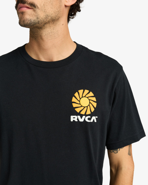 4 Sun Phase - Camiseta de manga corta para Hombre Negro EVYZT00249 RVCA