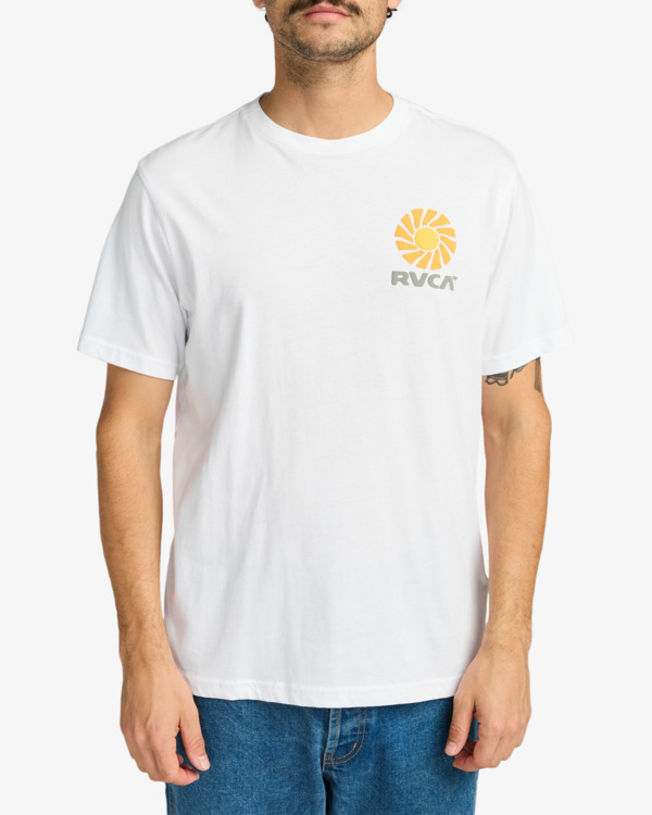 2 Sun Phase - T-shirt à manches courtes pour Homme Blanc EVYZT00249 RVCA