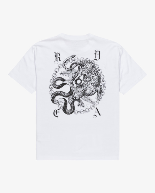 1 Benj Battle - T-shirt à manches courtes pour Homme Blanc EVYZT00254 RVCA