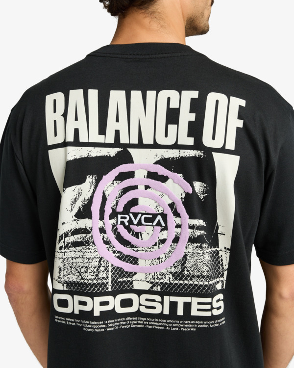 5 Easter Baskets - Short Sleeve T-Shirt for Men Black EVYZT00261 RVCA