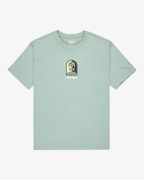 0 Column - T-shirt manches courtes sérigraphié pour Femme Gris EVYZT00267 RVCA