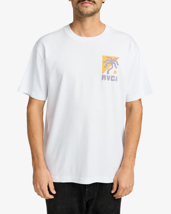 2 Nate Harbour - Short Sleeve T-Shirt for Men White EVYZT00268 RVCA