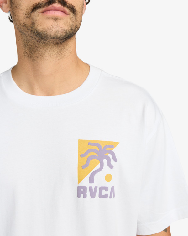 4 Nate Harbour - Short Sleeve T-Shirt for Men White EVYZT00268 RVCA