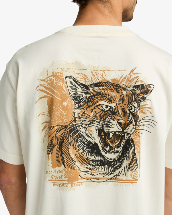 5 Hortonher - Maglietta serigrafata a maniche corte da Donna White EVYZT00269 RVCA