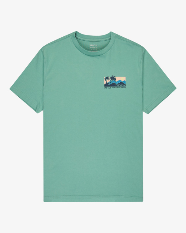 0 Palm Trail - T-Shirt für Männer Grau EVYZT00272 RVCA
