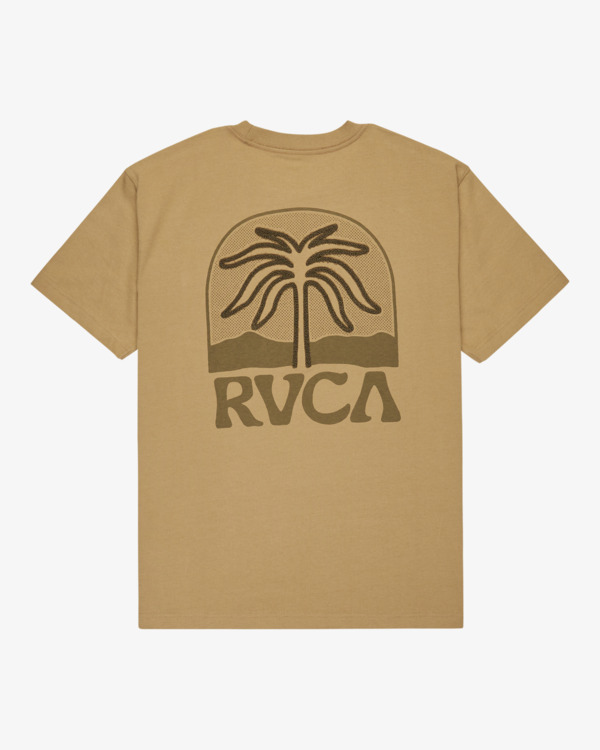 1 Palmcrest - Short Sleeve T-Shirt for Men Beige EVYZT00275 RVCA