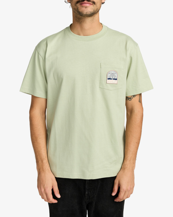 2 Palmcrest - Short Sleeve T-Shirt for Men Black EVYZT00275 RVCA
