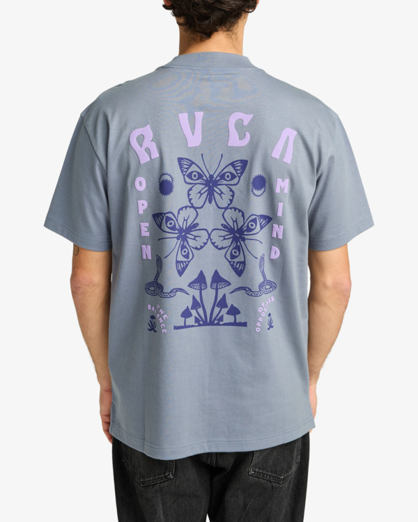 6 Butterfly Poster - T-shirt de manga curta para homem Cinza EVYZT00277 RVCA