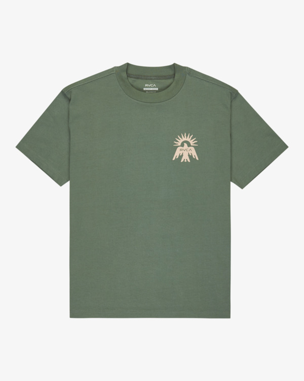 0 Las Cruces - Short Sleeve T-Shirt for Men Green EVYZT00279 RVCA
