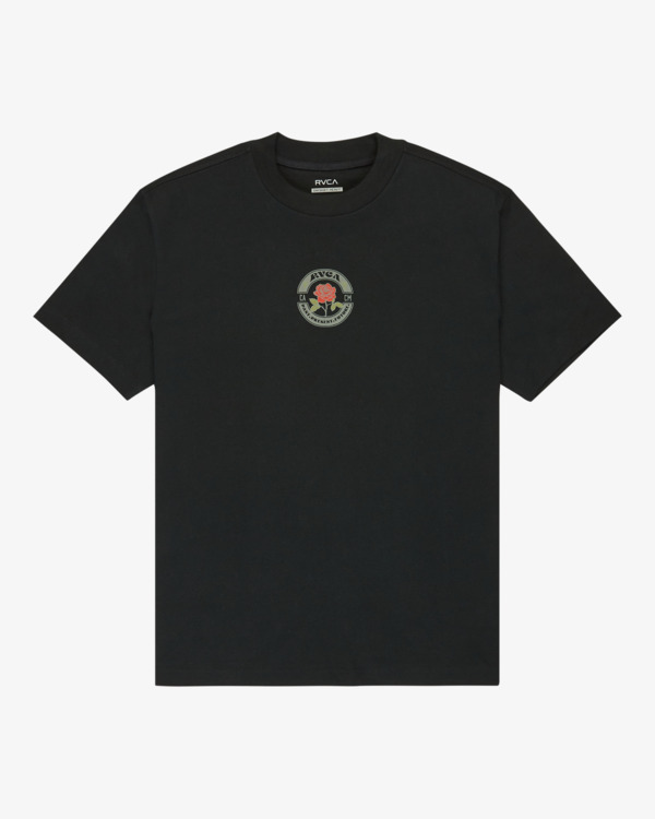 1 Roses Poster - T-shirt de manga curta para homem Preto EVYZT00281 RVCA