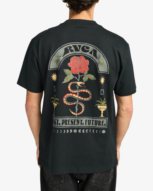 7 Roses Poster - T-shirt de manga curta para homem Preto EVYZT00281 RVCA