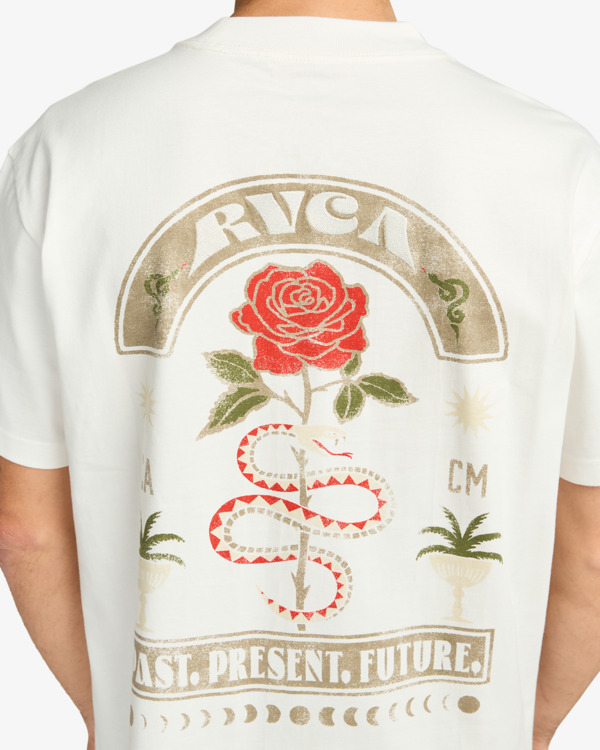 4 Roses Poster - T-shirt de manga curta para homem Branco EVYZT00281 RVCA