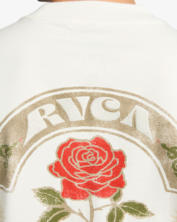 5 Roses Poster - T-shirt de manga curta para homem Branco EVYZT00281 RVCA