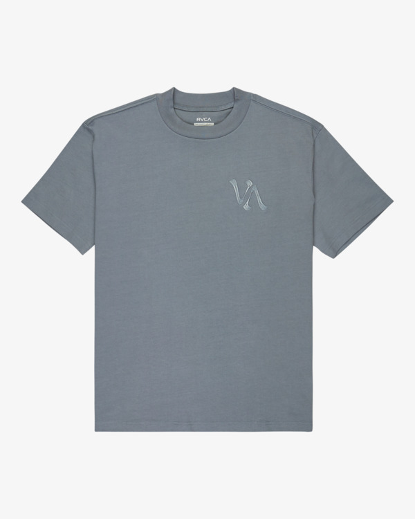 0 Va Worldwide - Short Sleeve T-Shirt for Men Grey EVYZT00282 RVCA