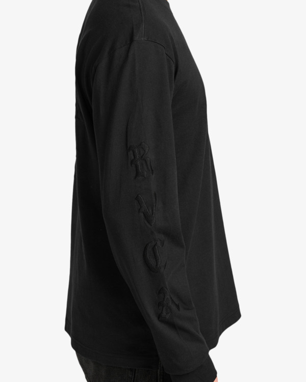 4 Va Worldwide - Long Sleeve T-Shirt for Men Black EVYZT00285 RVCA