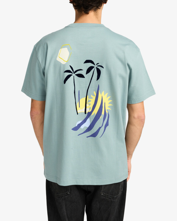 3 Cutship - Maglietta a maniche corte da Uomo  EVYZT00287 RVCA