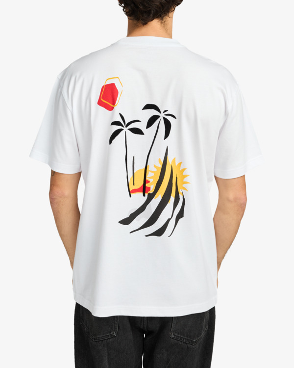 3 Cutship - T-Shirt für Männer Weiss EVYZT00287 RVCA