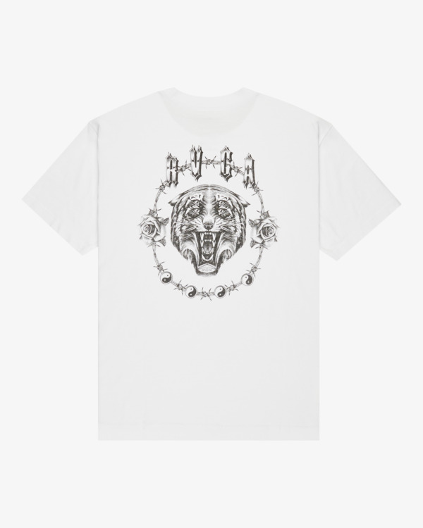 1 Double Trouble - Short Sleeve T-Shirt for Men White EVYZT00289 RVCA