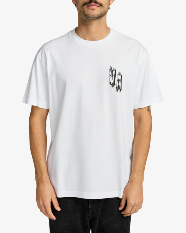 2 Double Trouble - Short Sleeve T-Shirt for Men White EVYZT00289 RVCA