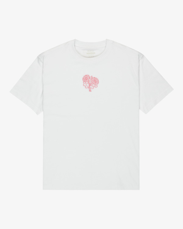 0 Flower Balance - Short Sleeve T-Shirt for Men White EVYZT00290 RVCA