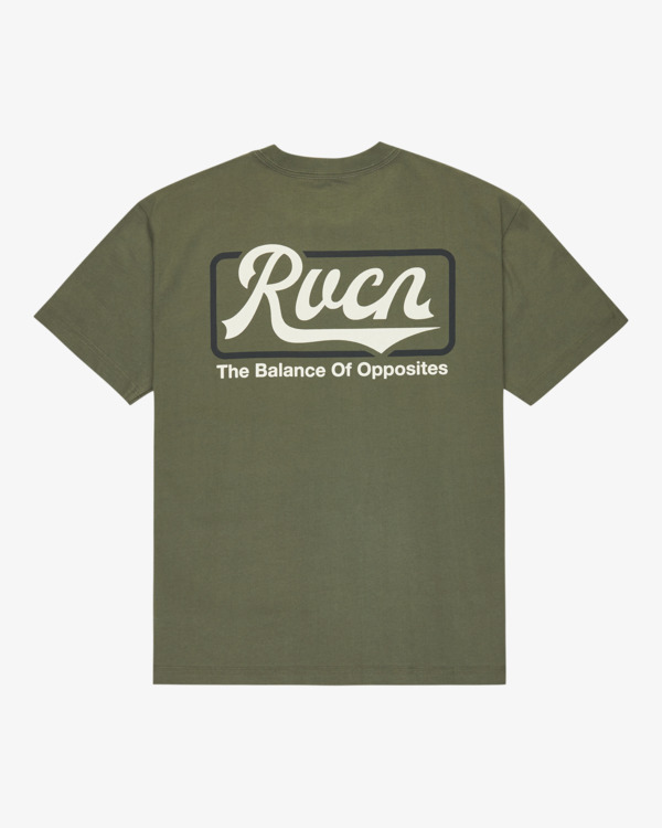 1 Logo Pack - Short Sleeve T-Shirt for Men Green EVYZT00292 RVCA