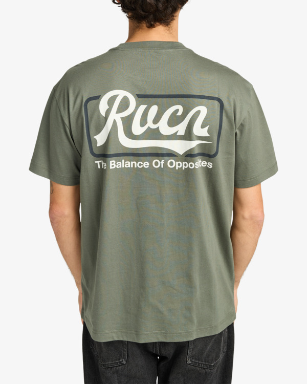 3 Logo Pack - Short Sleeve T-Shirt for Men Green EVYZT00292 RVCA