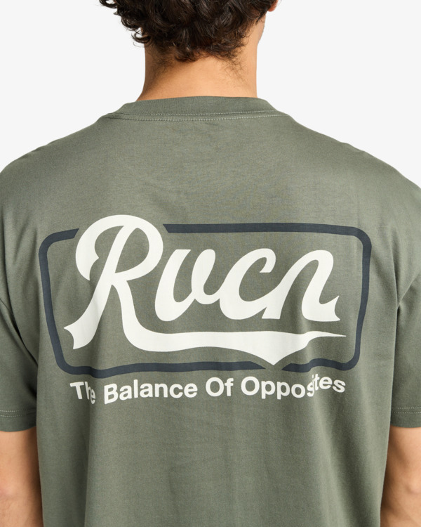 5 Logo Pack - Short Sleeve T-Shirt for Men Green EVYZT00292 RVCA