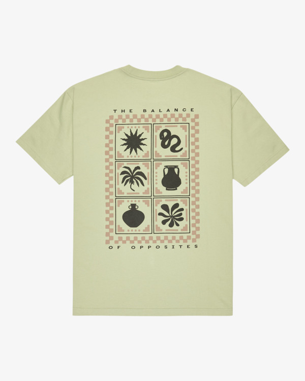 1 Mosaic Fragments - Short Sleeve T-Shirt for Men Black EVYZT00293 RVCA