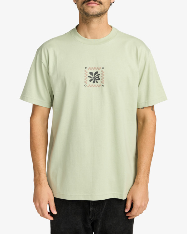 2 Mosaic Fragments - Short Sleeve T-Shirt for Men Black EVYZT00293 RVCA