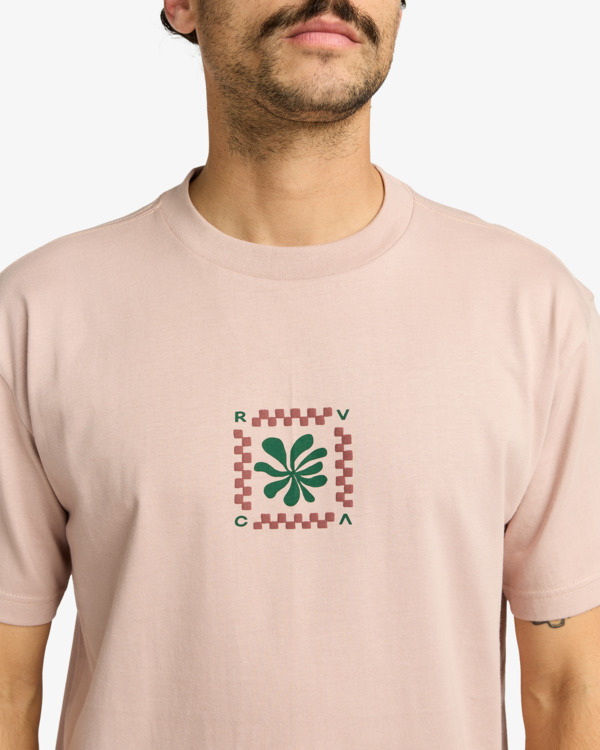 4 Mosaic Fragments - Short Sleeve T-Shirt for Men Purple EVYZT00293 RVCA