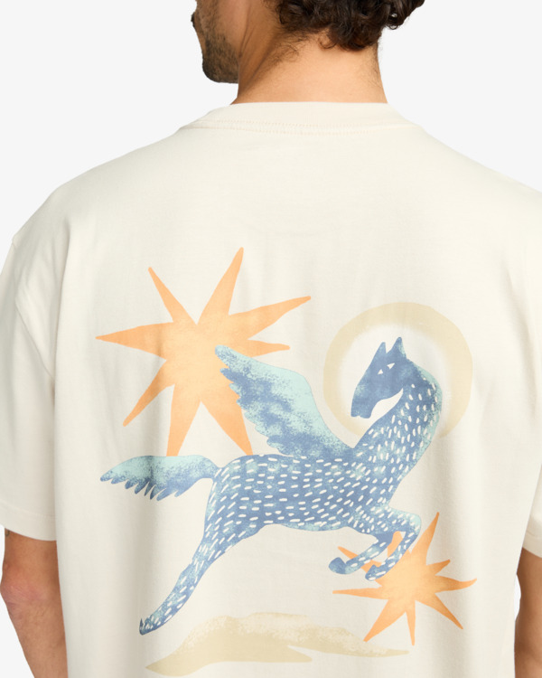 5 Pegasus - T-Shirt für Männer Blau EVYZT00294 RVCA