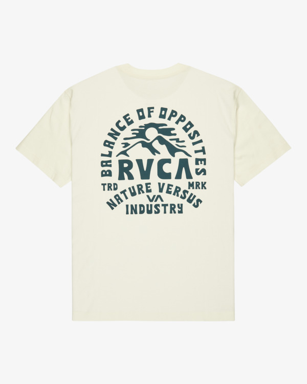1 RVCA Ridge - Short Sleeve T-Shirt for Men White EVYZT00297 RVCA