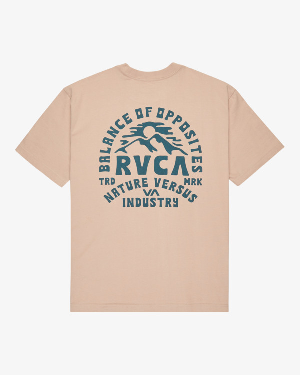 1 RVCA Ridge - Short Sleeve T-Shirt for Men Purple EVYZT00297 RVCA