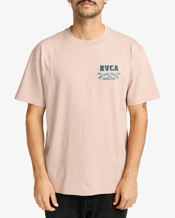 2 RVCA Ridge - Short Sleeve T-Shirt for Men Purple EVYZT00297 RVCA