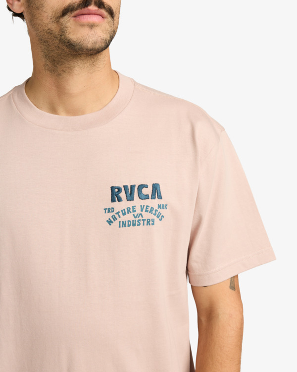 4 RVCA Ridge - Short Sleeve T-Shirt for Men Purple EVYZT00297 RVCA
