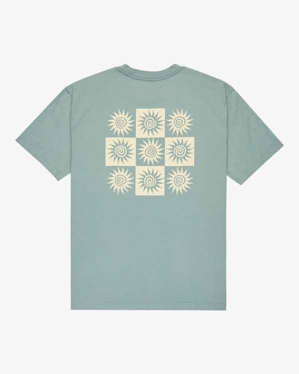 1 RVCA Spin - T-shirt de manga curta para homem Cinza EVYZT00298 RVCA
