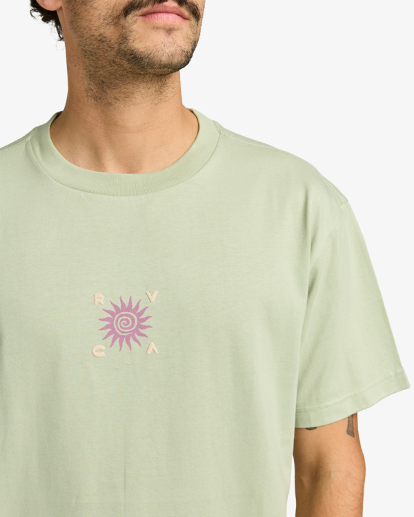4 RVCA Spin - T-shirt de manga curta para homem Preto EVYZT00298 RVCA