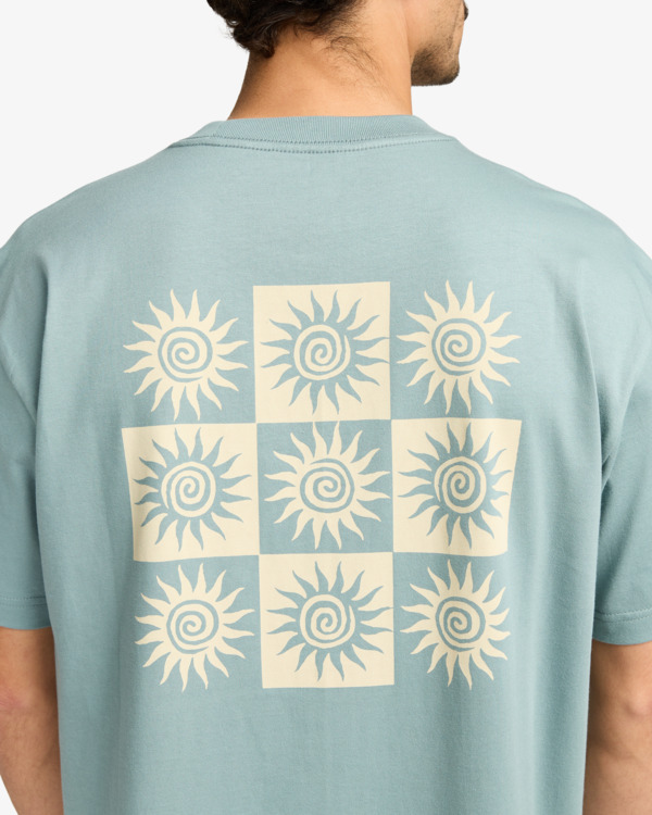 5 RVCA Spin - T-shirt de manga curta para homem Cinza EVYZT00298 RVCA